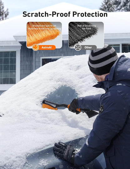 Stay winter-ready! ❄️ Meet the  27" Snow Brush & Ice Scraper - your ultimate car companion for tackling snow and ice. 🚗💨 Featuring a comfy foam grip and detachable scrapers, get your windshield clear in no time! Perfect for cars, trucks, and SUVs. 💪 #WinterEssentials #SnowRemoval #