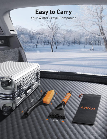 Stay winter-ready! ❄️ Meet the  27" Snow Brush & Ice Scraper - your ultimate car companion for tackling snow and ice. 🚗💨 Featuring a comfy foam grip and detachable scrapers, get your windshield clear in no time! Perfect for cars, trucks, and SUVs. 💪 #WinterEssentials #SnowRemoval #