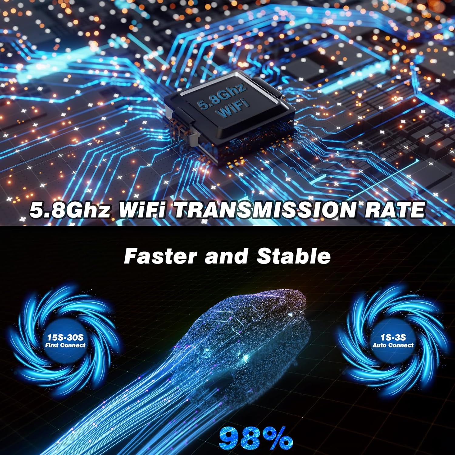 Ditch the Wires! Upgrade Your Ride with Our Plug & Play Wireless Carplay Adapter for iOS 10+ 🚗✨