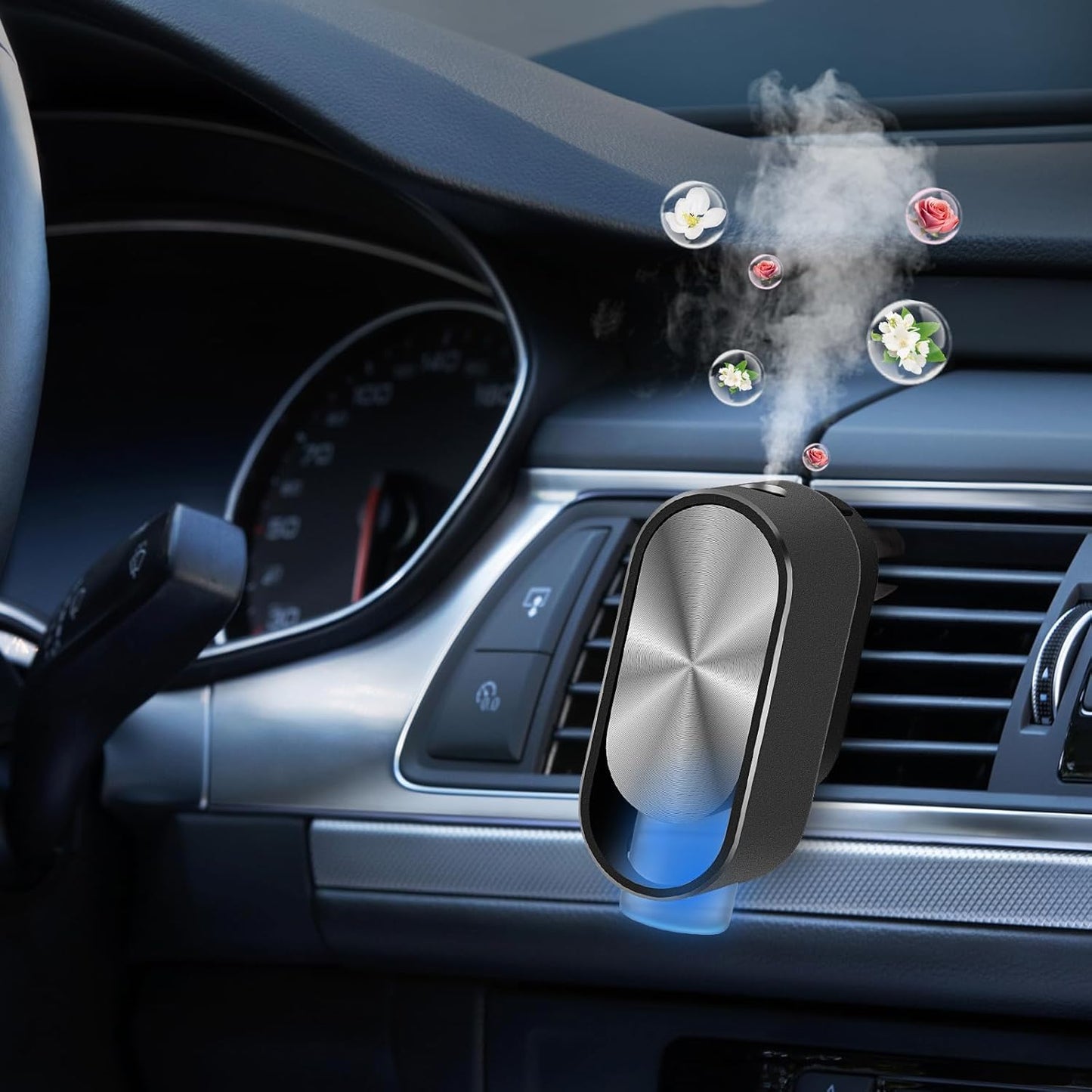 Revitalize Your Ride with the  Smart Air Freshener! 🌬️✨ Automatic Car Diffuser & 4 Essential Oils for Ultimate Freshness! 🚗💨
